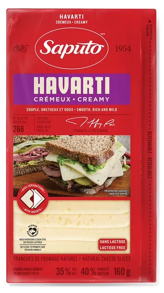 Saputo fromage havarti tranché