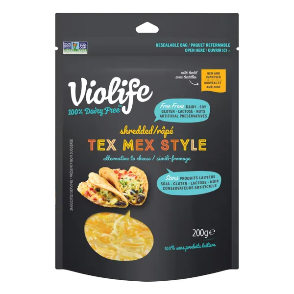 Simili-fromage râpé tex mex style