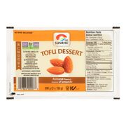 Tofu dessert à saveur d'amande