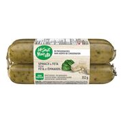 Saucisses végétariennes au feta et épinards