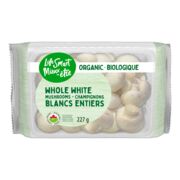 Champignons blancs biologiques