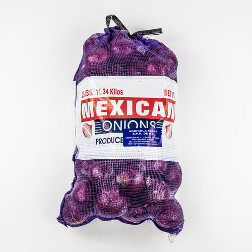 Oignons rouges 25 lb