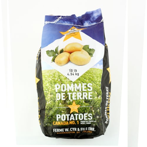 Pommes de terre jaunes 10 lb