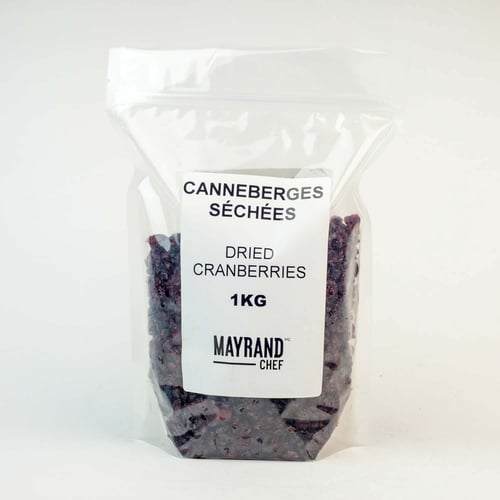 Canneberges séchées 1 kg