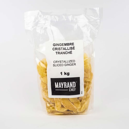 Gingembre cristallisé tranché 1 kg