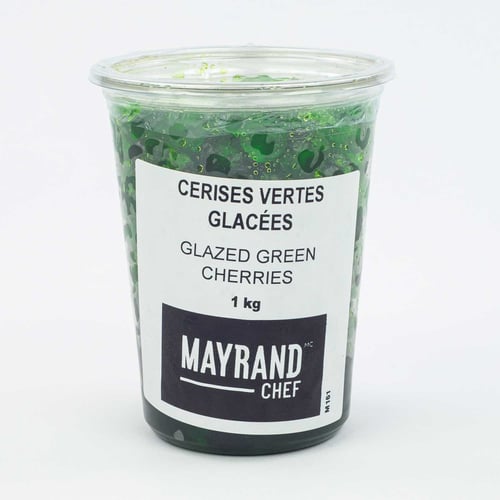 Cerises vertes glacées 1 kg