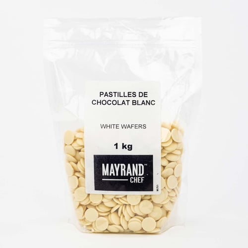 Pastilles de chocolat blanc 1 kg