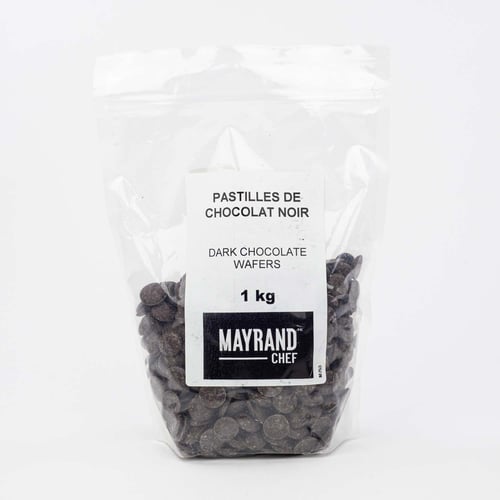 Pastilles de chocolat noir 1 kg