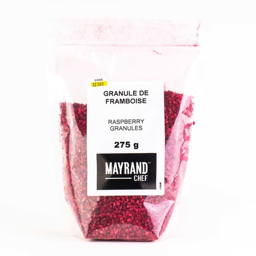 Granules de framboises lyophilisées 275 g