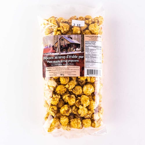 Popcorn au sirop d'érable du Québec 250 g