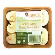 Tranches de champignons blancs biologiques