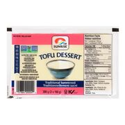 Tofu dessert traditionnellement sucré