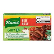 Cubes de bouillon de bœuf