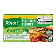 Cubes de bouillon de légumes