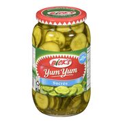 Cornichons sucrés