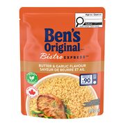 Riz à saveur de beurre et ail