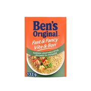 Riz assaisonné aux légumes du potager