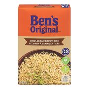 Riz brun à grains entiers
