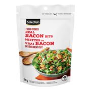Miettes de vrai bacon entièrement cuit