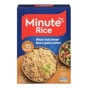 Riz brun à grains entiers précuit
