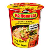 Soupe de nouilles instantanée à saveur de poulet épicé