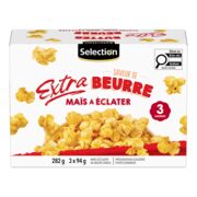 Maïs à éclater extra saveur de beurre