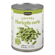 Haricots verts coupés