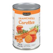 Carottes tranchées