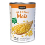 Maïs en crème