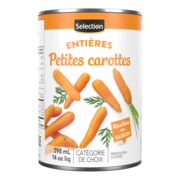 Petites carottes entières