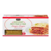 Pâtes de lasagne prêtes pour le four