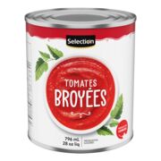 Tomates broyées