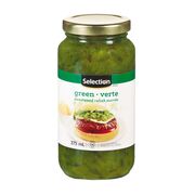 Relish verte sucrée