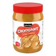 Beurre d'arachide croquant