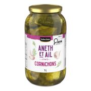 Cornichons à l'aneth et à l'ail