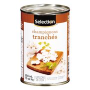 Champignons tranchés