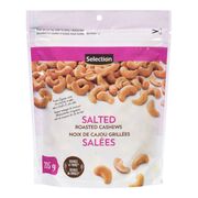 Noix de cajou salées et grillées