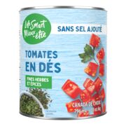 Tomates en dés aux fines herbes et épices