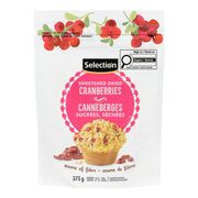 Canneberges séchées sucrées
