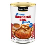 Sauce barbecue réduite en sel
