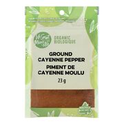 Piment de cayenne moulu biologique en sachet