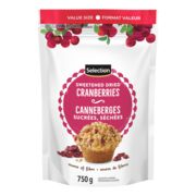 Canneberges séchées sucrées