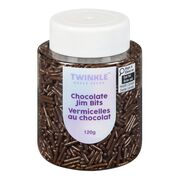 Vermicelles au chocolat pour décoration de gâteau