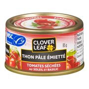 Thon pâle émietté aux tomates séchées au soleil et basilic