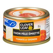 Thon pâle émietté aux tomates et oignons