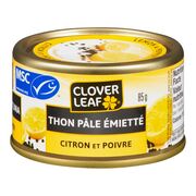 Thon pâle émietté au citron et poivre