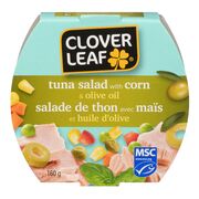 Salade de thon avec maïs et huile d'olive