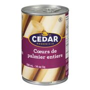 Cœurs de palmier entiers