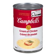 Soupe crème de poulet condensée