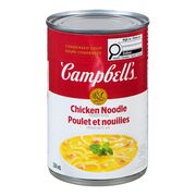 Soupe poulet et nouilles condensée